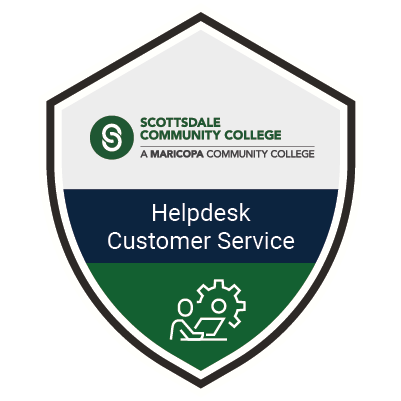 Helpdesk Customer Service Badge