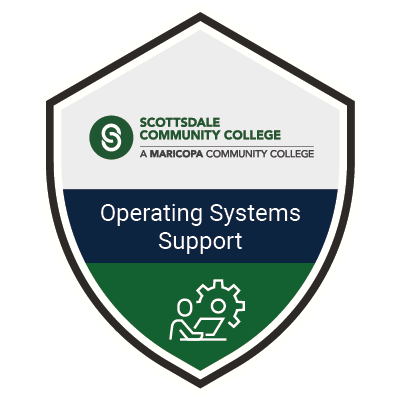 Operating Systems Support Badge